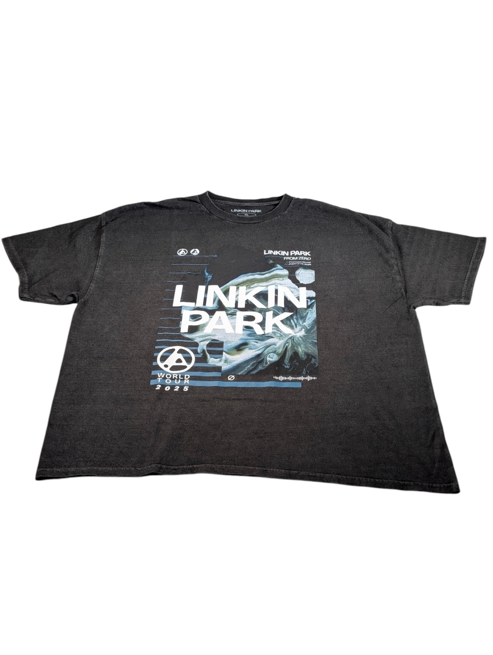 Linkin Park 2025 Tour T-Shirt Double Side Graphics Size XL NWOT